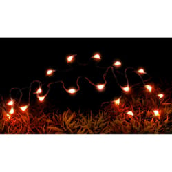 Holiday Bright Lights Orange 6 in. LED Holiday Lights