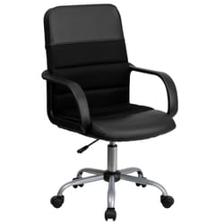 Flash Furniture Black Leather Office Chair