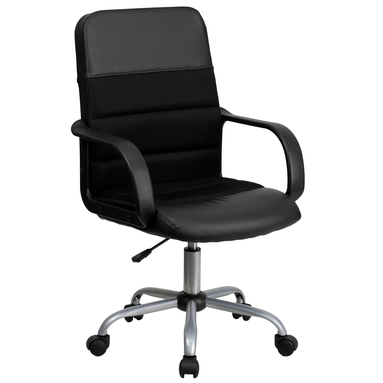 Flash Furniture Black Leather Office Chair Ace Hardware