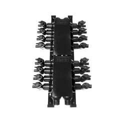 Flair-It Pro 1/2 in. Barb Plastic 16 Port Manifold with Valves