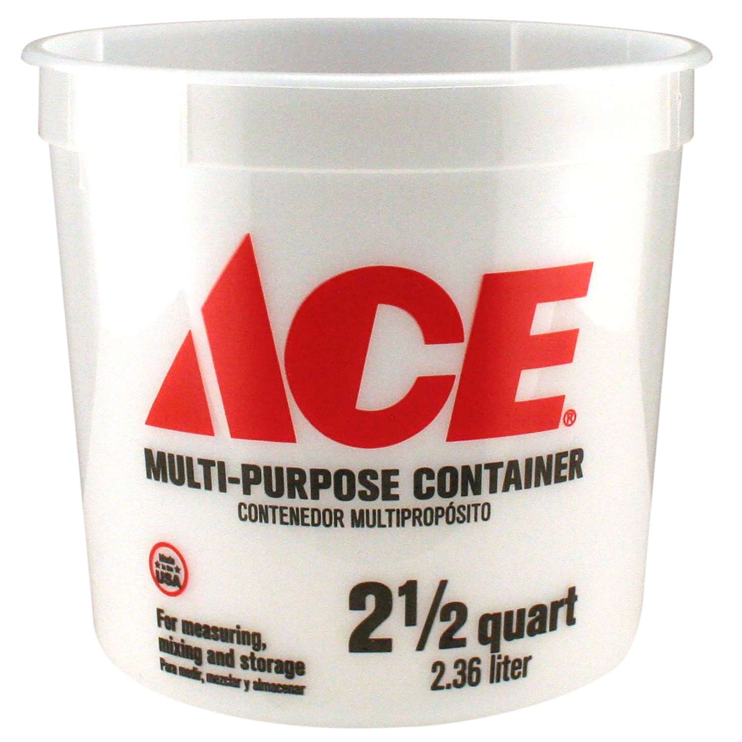 Ace Clear 2.5 qt Bucket Ace Hardware