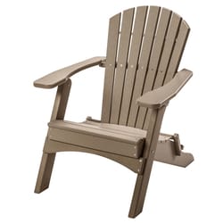 Perfect Choice Furniture Classic Sand Polypropylene Frame Adirondack Foldable Chair