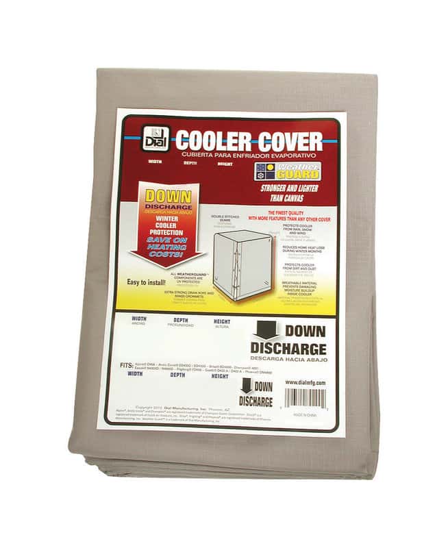 Dial 46 in. H X 40 in. W Gray Polyester Evaporative Cooler Cover Ace