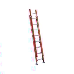 Werner 16 ft. H Fiberglass Telescoping Extension Ladder Type I 250 lb. capacity Werner 16 ft. H Fiberglass Telescoping Extension Ladder Type I 250 lb. capacity