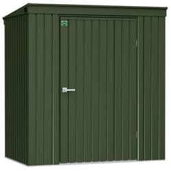 Scotts 6 ft. x 4 ft. Metal Vertical Pent Storage Shed without Floor Kit