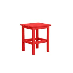 Durogreen Red Square HDPE Classic Side Table