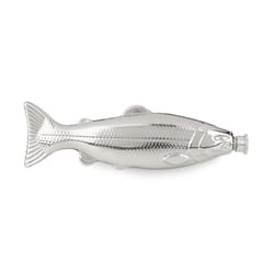 True Foster & Rye 4 oz Stainless Steel Fish Flask