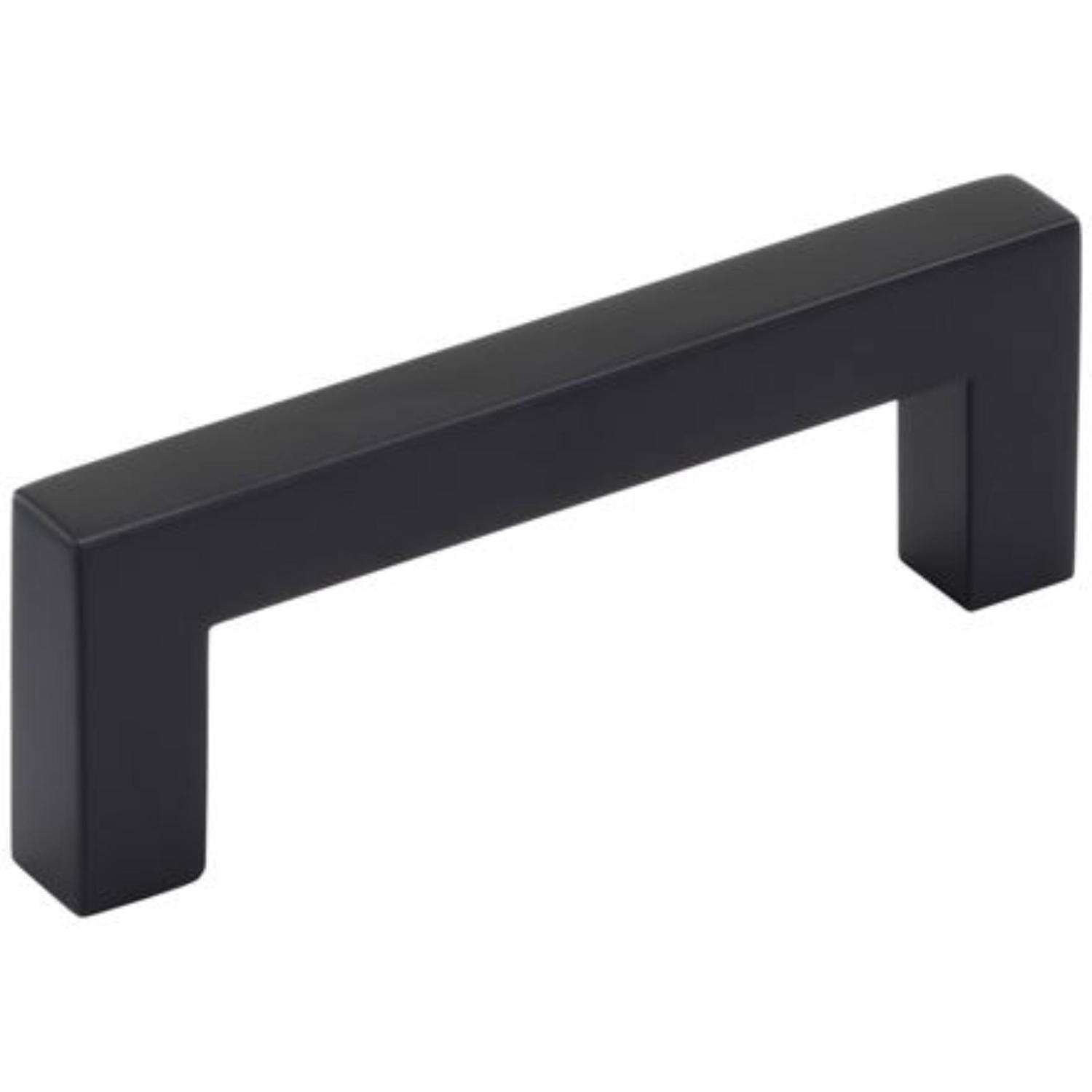 Amerock Monument Contemporary Square Pull 3 in. Matte Black 1