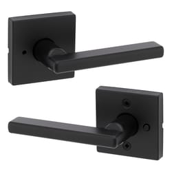 Kwikset Halifax Matte Black Privacy Lever Right or Left Handed