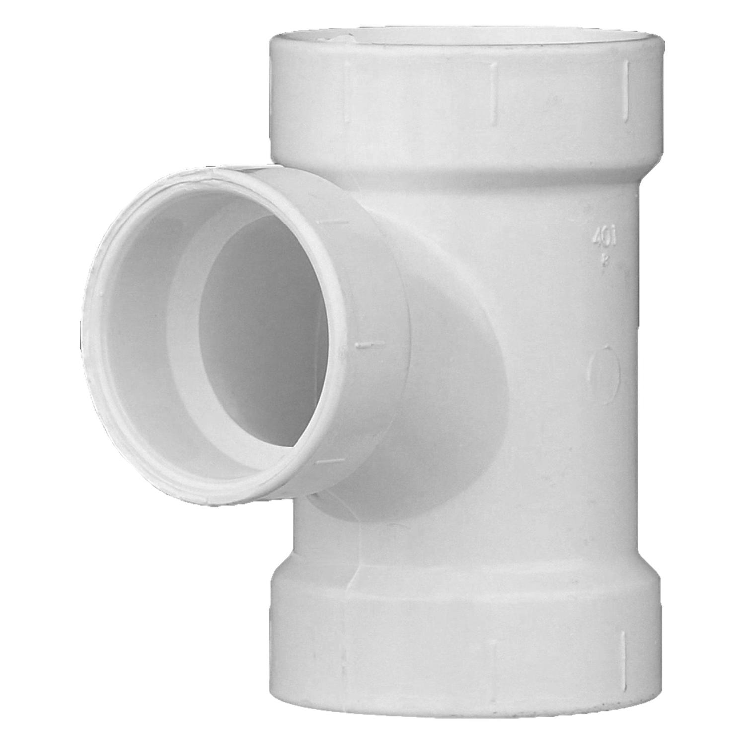 Té Sanitaire PVC Charlotte Pipe 3 X 3 X Moyeu - Référence 31-956 - New Old Stock (NOS) - Fabriqué Aux USA