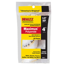 Whizz Maximus Polyamide Fabric 4 in. W X 1/2 in. Jumbo Mini Paint Roller Cover 1 pk