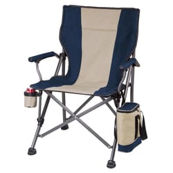 Picnic Time Outlander Navy Blue Folding Chair