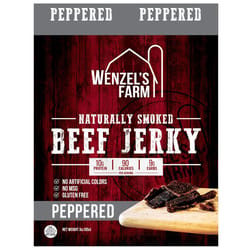 Wenzel's Farm Peppered Beef Jerky 3 oz Packet