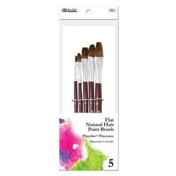 Bazic Products Flat Artist Paint Brush