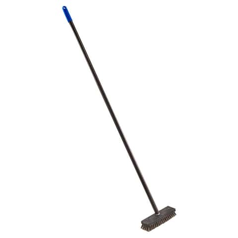 O-Cedar 10 in. W Soft Bristle 54 in. Steel Handle Deck Brush - Ace Hardware