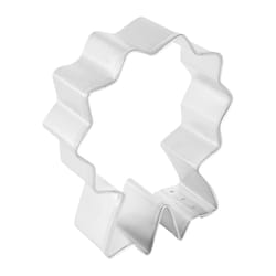 R&M International Corp International Corp 3 in. W X 3 in. L Medallion/Ribbon Cookie Cutter Silver 1