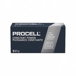 Procell Constant 9-Volt Alkaline Batteries 12 pk Boxed