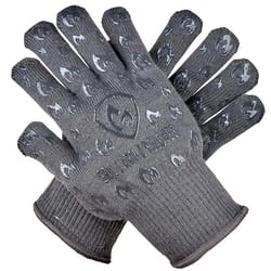 Grill Armor Gloves Gray Kevlar/Nomax Oven Mitt