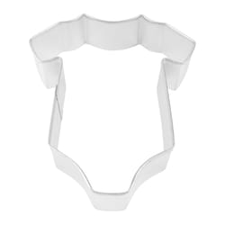 R&M International Corp 4 in. W X 4 in. L Baby Bodysuit Cookie Cutter Silver 1 pc