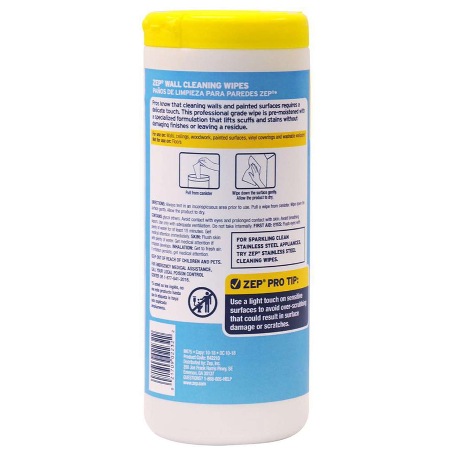 Wall Cleaning Wipes – Zep Inc.