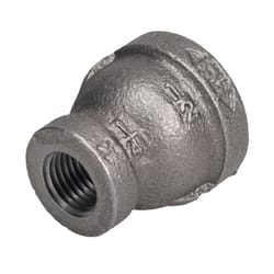 STZ Industries 1/2 in. FIP each X 1/4 in. D FIP Black Malleable Iron Reducing Coupling