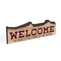 P Graham Dunn 6.5 in. H X 0.75 in. W X 23.5 in. L Multicolored Wood Barky Sign