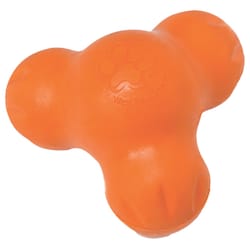 West Paw Zogoflex Orange Plastic Tux Dog Treat Toy/Dispenser Large 1 pk