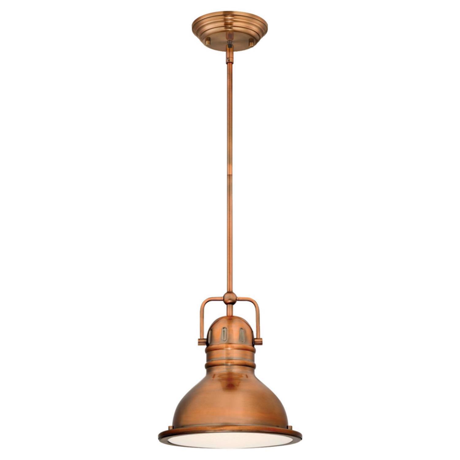 Photos - Chandelier / Lamp Westinghouse Boswell Washed Copper 1 lights Mini Pendant Light 63084A 