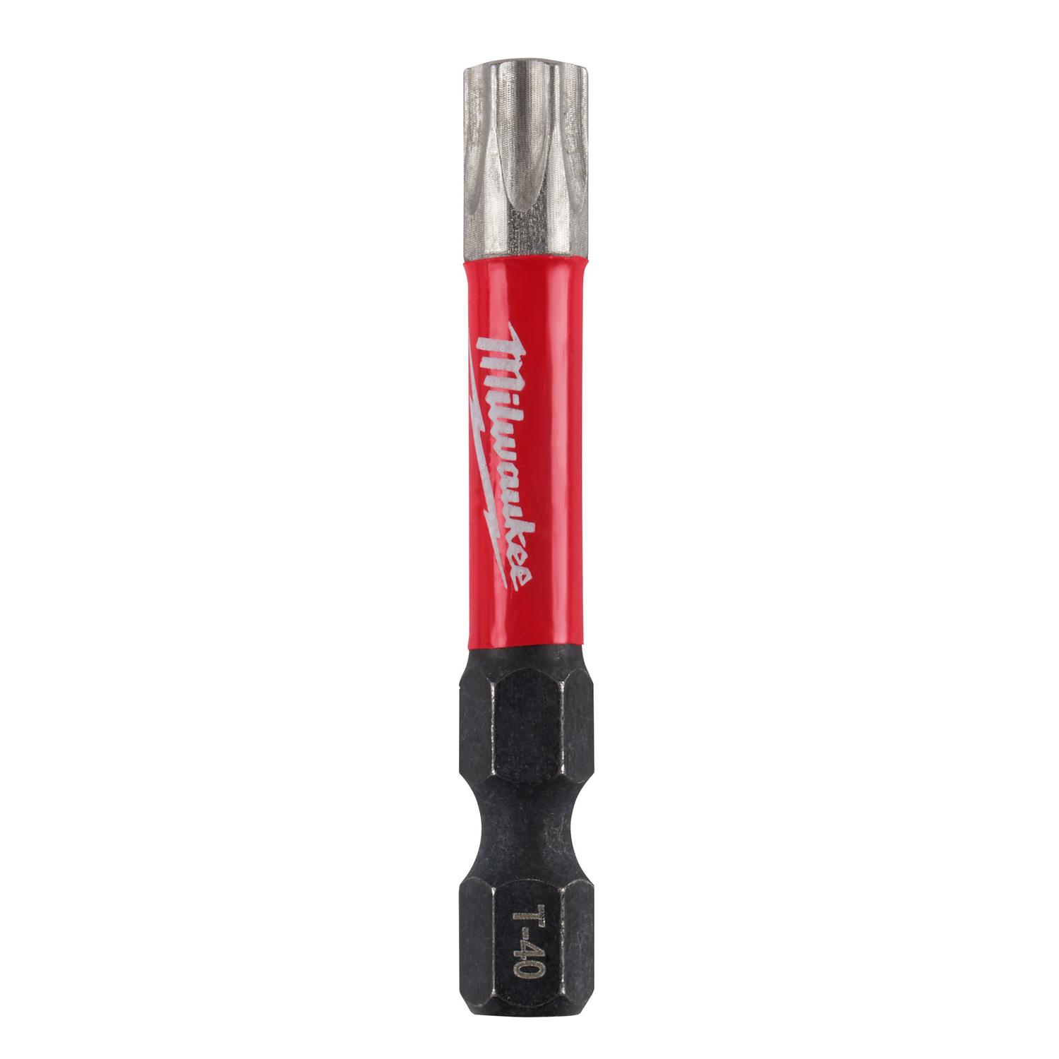 Photos - Drill Bit Milwaukee Shockwave Torx T40 X 2 in. L Impact Power Bit Steel 1 pc 48-32-4 