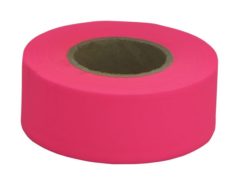 C.H. Hanson 150 ft. L X 1.2 in. W Plastic Flagging Tape Fluorescent