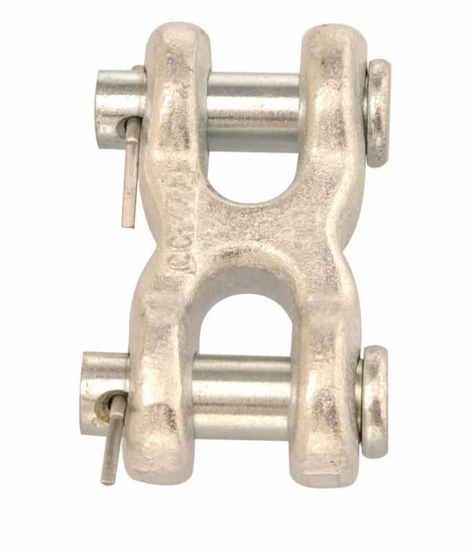 Campbell Chain ZincPlated Steel Double Clevis 9200 lb. 35/8 in