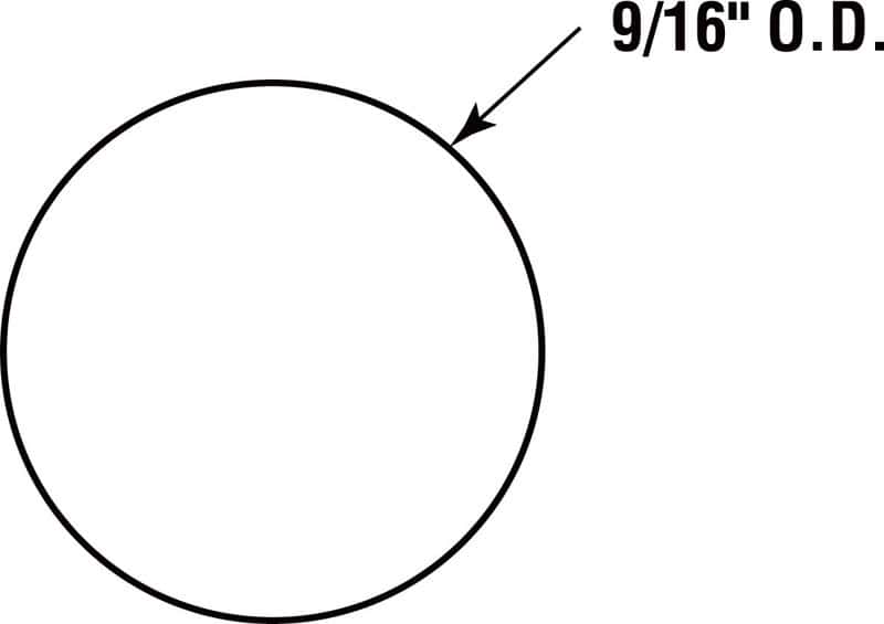 Prime-Line Round Plastic Screw Hole Cover 9/16 in. D 52 pk Pine