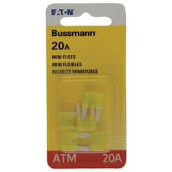 Bussmann 20 amps ATM Yellow Blade Fuse 5 pk