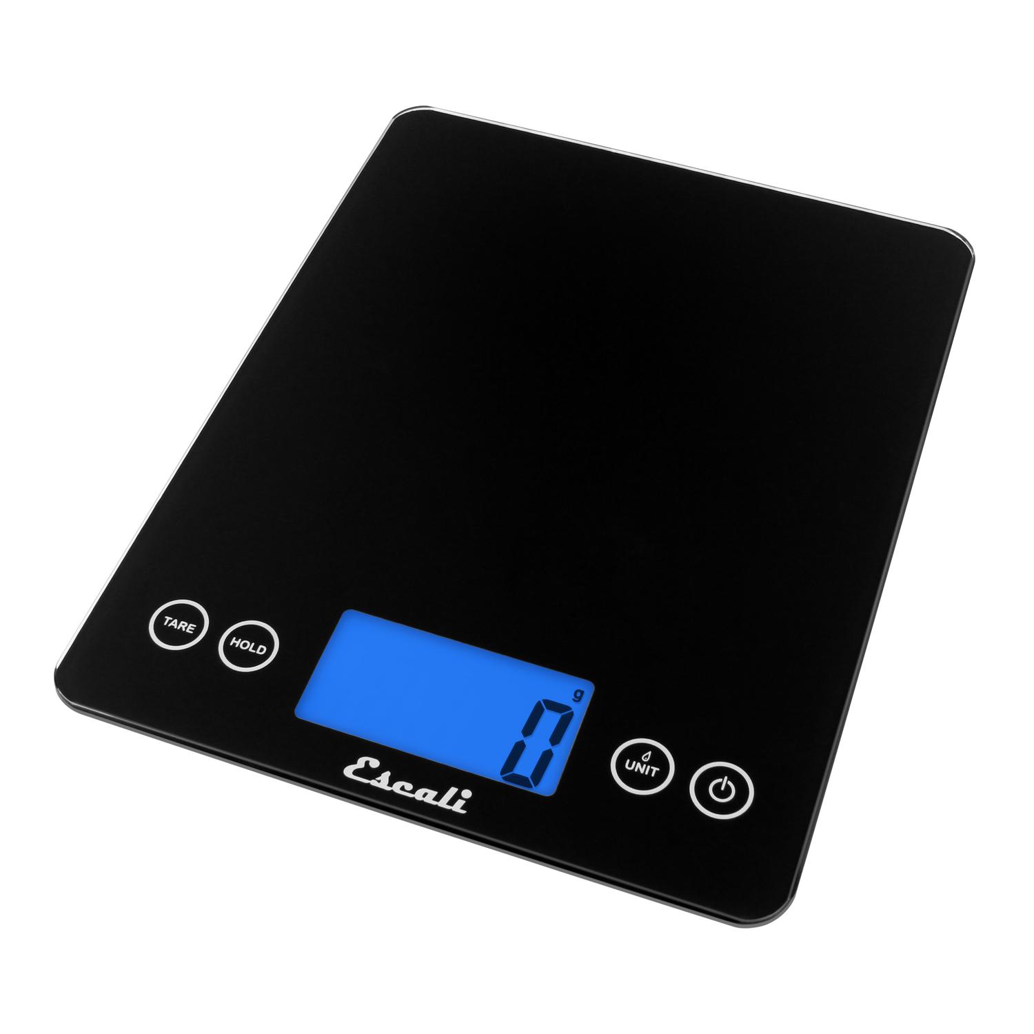 Escali Arti XL Black Digital Kitchen Scale 22 lb Sansujyuku sansujyuku.com