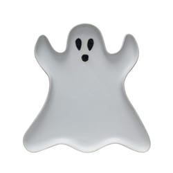 Creative Co-Op Ghost Plate Halloween Decor