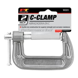 Performance Tool 2 in. X 2 in. D C-Clamp 8 lb 1 pc
