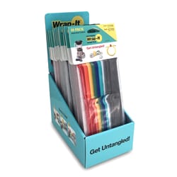 Wrap-It Storage 0 in. L Assorted Nylon Cable Organizer