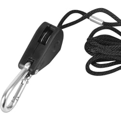 iPower 8 ft. L Black/Silver Rope Clip Hanger 150 lb 2 pk