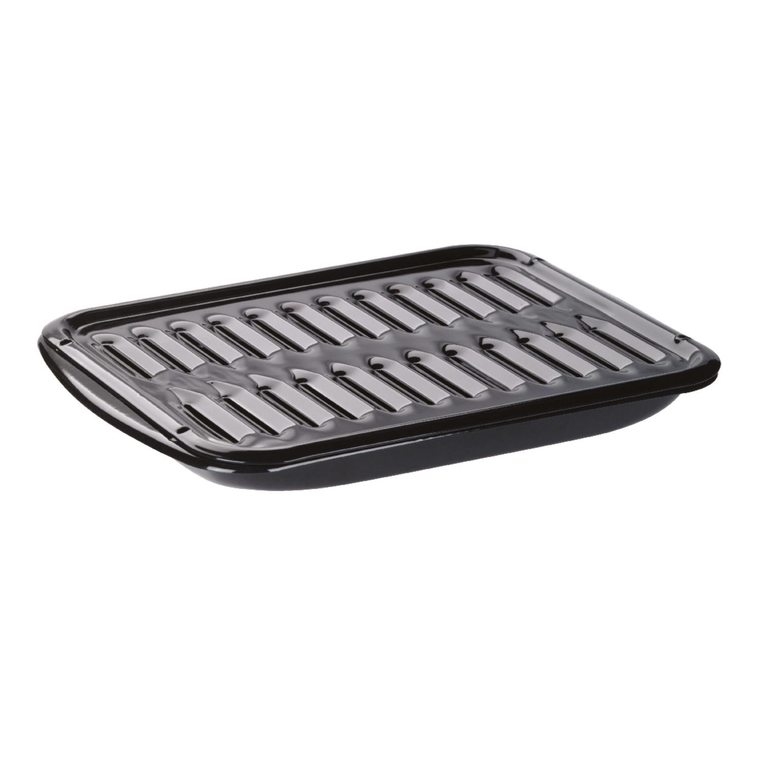 Photos - Other Accessories Range Kleen Porcelain Broiler Pan and Grill 12.75 in. W X 16 in. L BP102X