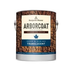Benjamin Moore Arborcoat Transparent Flat Teak Oil-Based Alkyd Deck and Siding Stain 1 gal