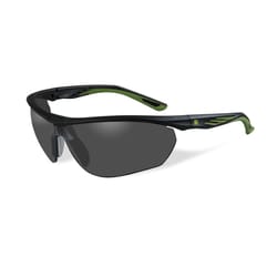 Wiley X John Deere Anti-Fog Hitch-X Safety Sunglasses Gray Lens Black/Green Frame 1 pc