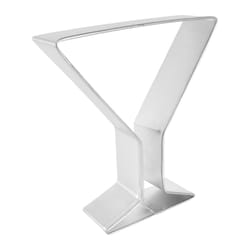 R&M International Corp International Corp 4 in. W X 4 in. L Martini Glass Cookie Cutter Silver 1 pc