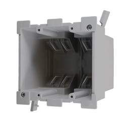 Cantex EZ Box Old Work 34 cu in Rectangle PVC 2 gang Outlet Box Gray