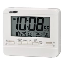 ALARM CLK WHT 3.5
