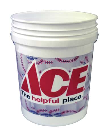 Ace 5 gal Bucket Baseball Themed - Ace Hardware