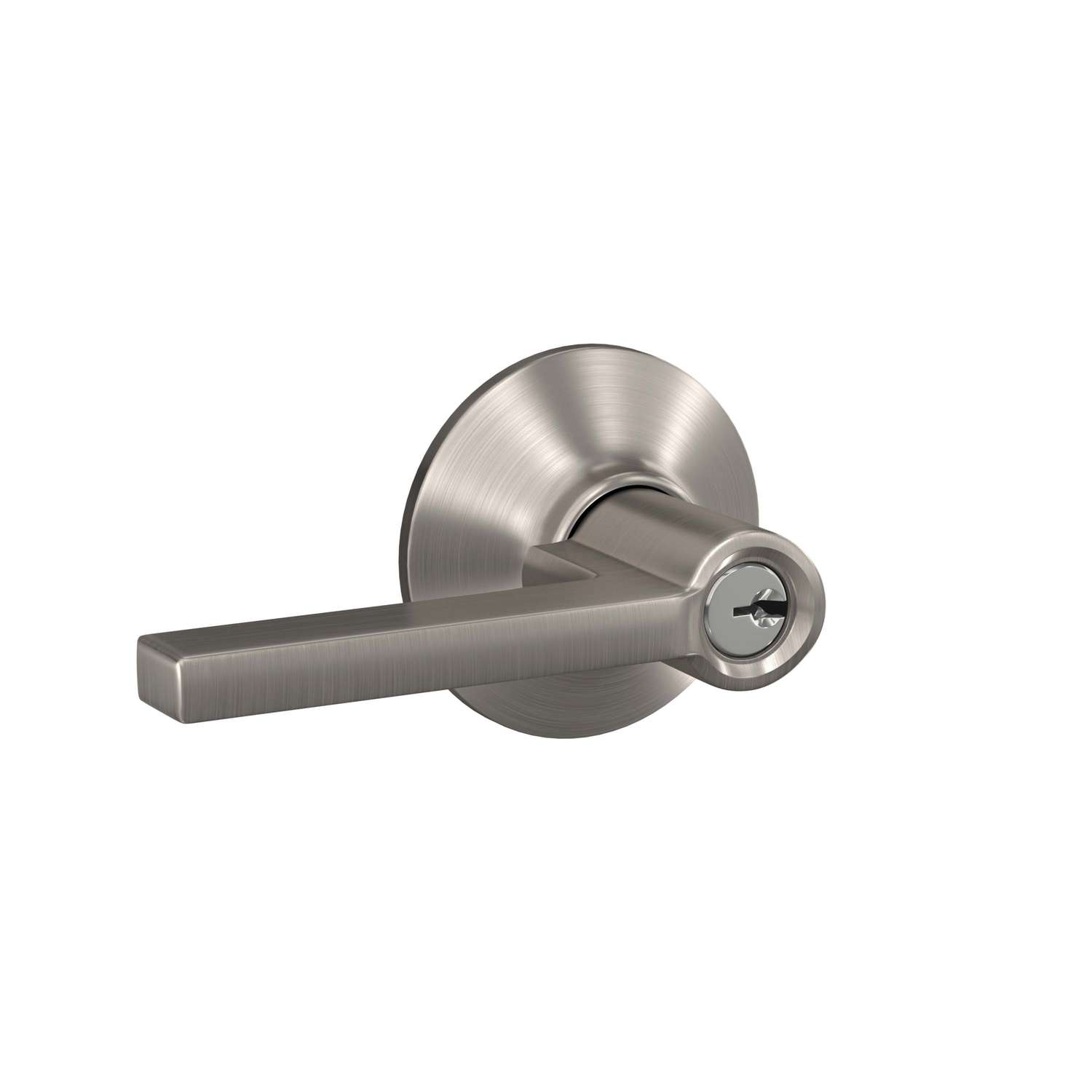 Schlage Latitude Satin Nickel Entry Lever ANSI Grade 2 13/4 in. Ace