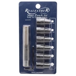 Realeather Crafts Steel Punch Set 8 pc