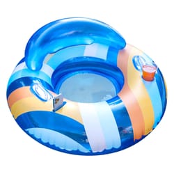 PoolCandy Good Vibes Multicolored PVC/Vinyl Inflatable Floating Tube