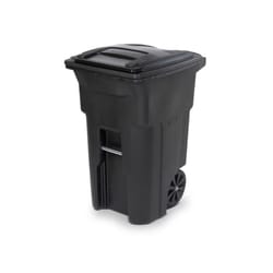 Suncast 39 Gallon Outdoor Resin Hideaway Trash Can, Peppercorn