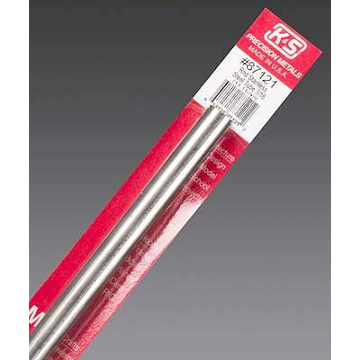 K&S 7/16 in. D X 1 ft. L Round Aluminum Tube